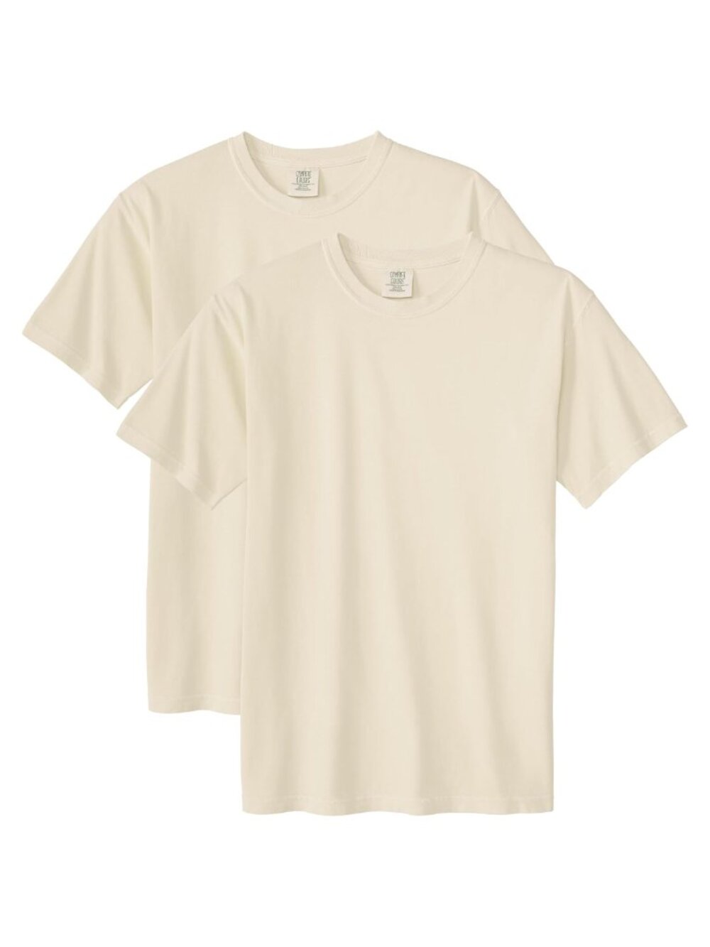 Women's Heavyweight Cotton Crew Neck Short Sleeve Tee 2 Pack